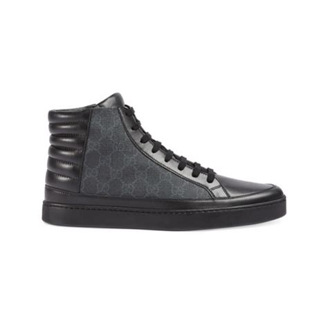 sneaker gucci uomo nere alte|scarpe gucci su farfetch.